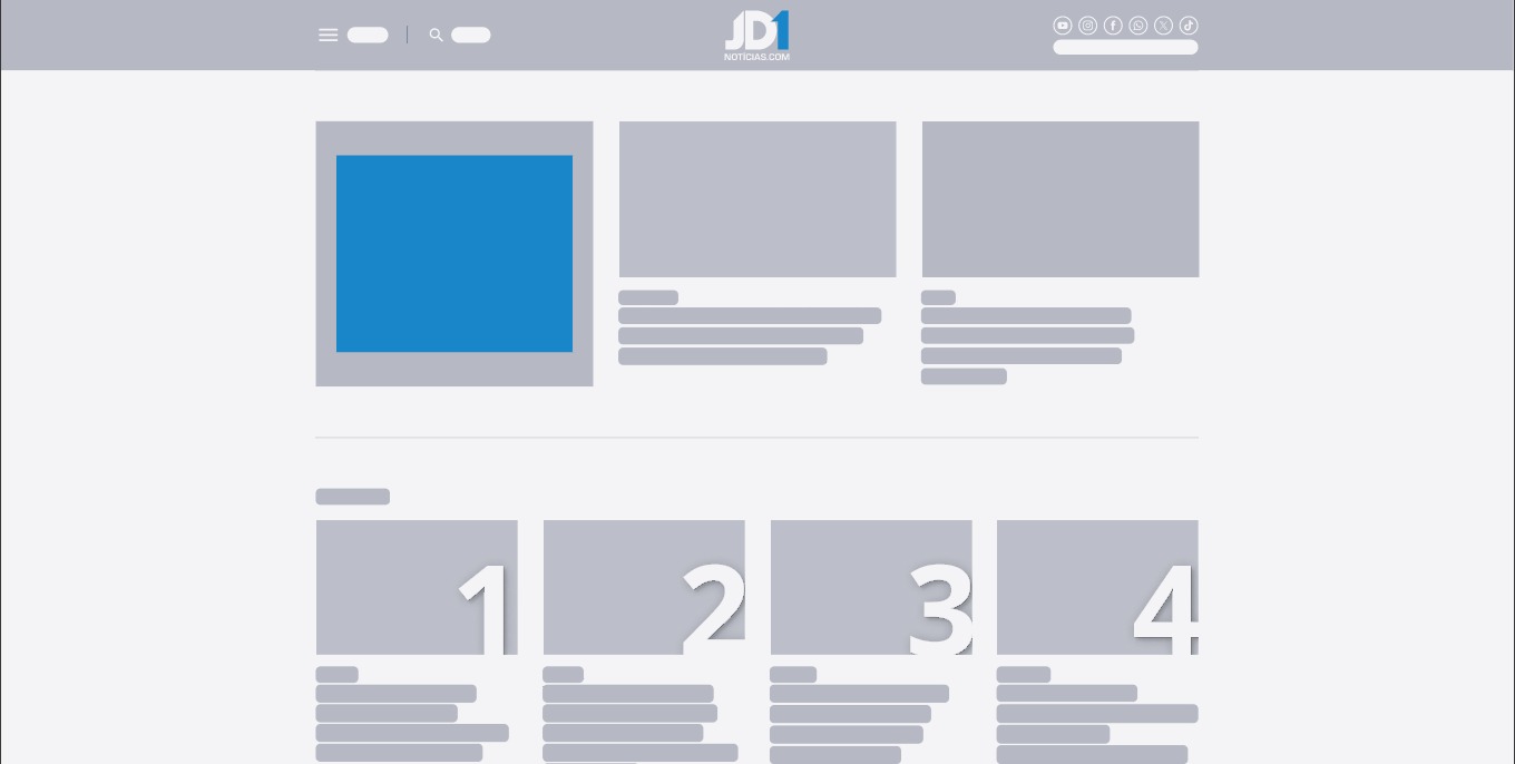 Simulacao do formato Square na lateral do portal JD1 Noticias